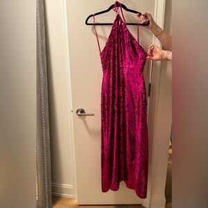 Cult Gaia Tasmina Dress in Anemone (hot pink) BRAND NEW WITH TAGS